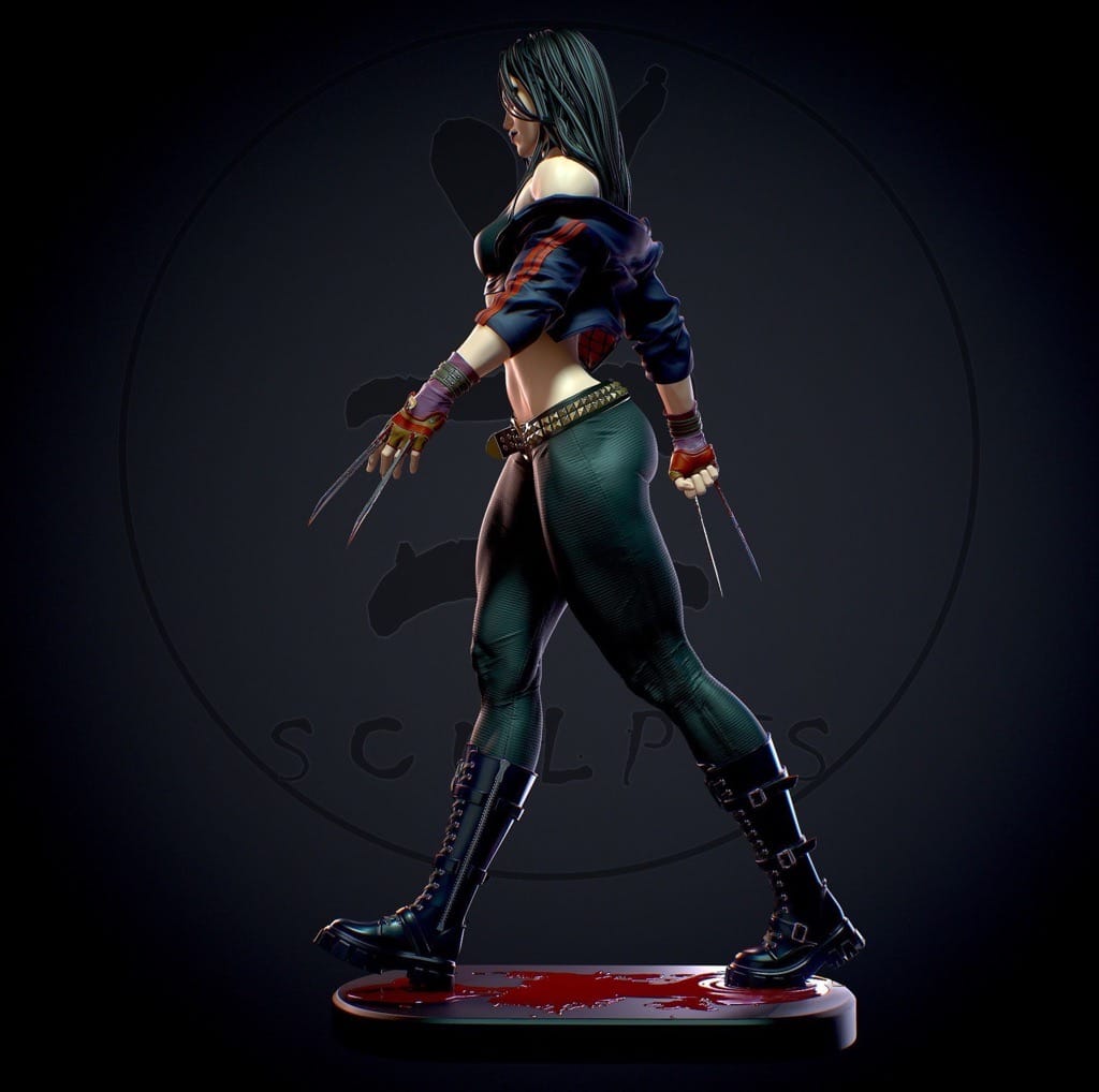 P站图纸印象馆 Yan H 漫威 克隆人X23 Yan H 漫威 克隆人X23