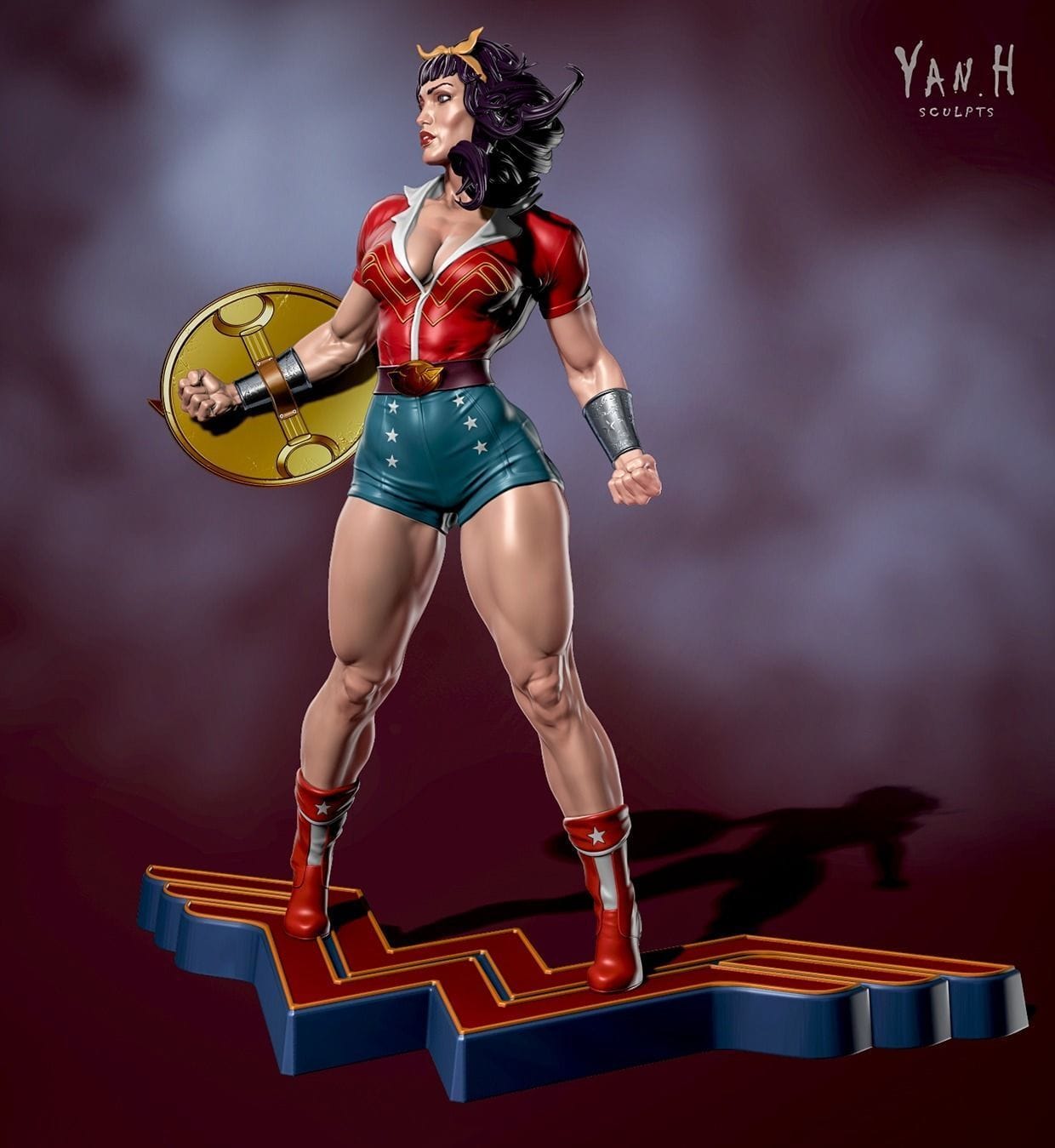 P站图纸印象馆 Yan H DC漫画 神奇女侠 Yan H DC漫画 神奇女侠