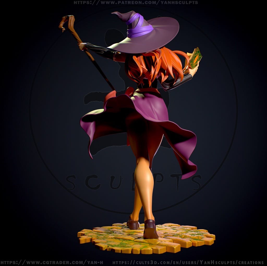 P站图纸印象馆 Yan H 龙之皇冠 女巫 Yan H 龙之皇冠 女巫