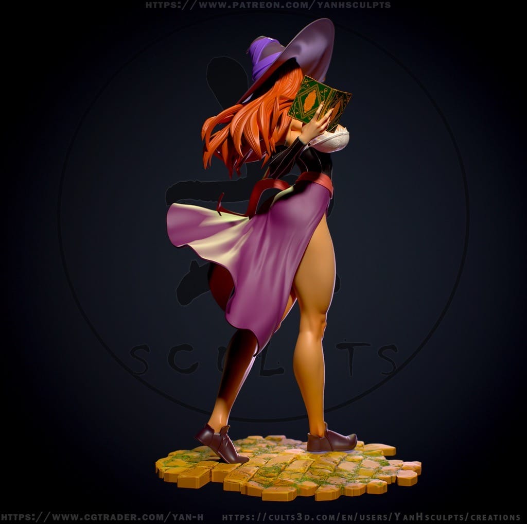 P站图纸印象馆 Yan H 龙之皇冠 女巫 Yan H 龙之皇冠 女巫