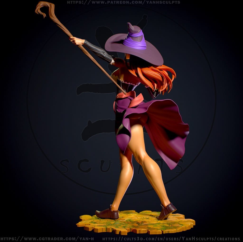 P站图纸印象馆 Yan H 龙之皇冠 女巫 Yan H 龙之皇冠 女巫