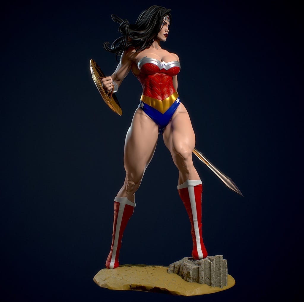 P站图纸印象馆 Yan H DC漫画 神奇女侠 Yan H DC漫画 神奇女侠