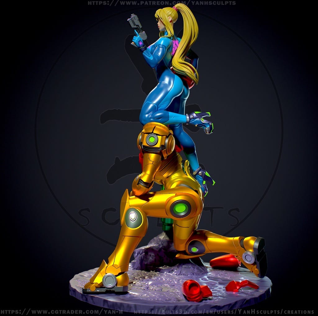 P站图纸印象馆 Yan H 银河战士 萨姆斯·阿兰 Yan H 银河战士 萨姆斯·阿兰