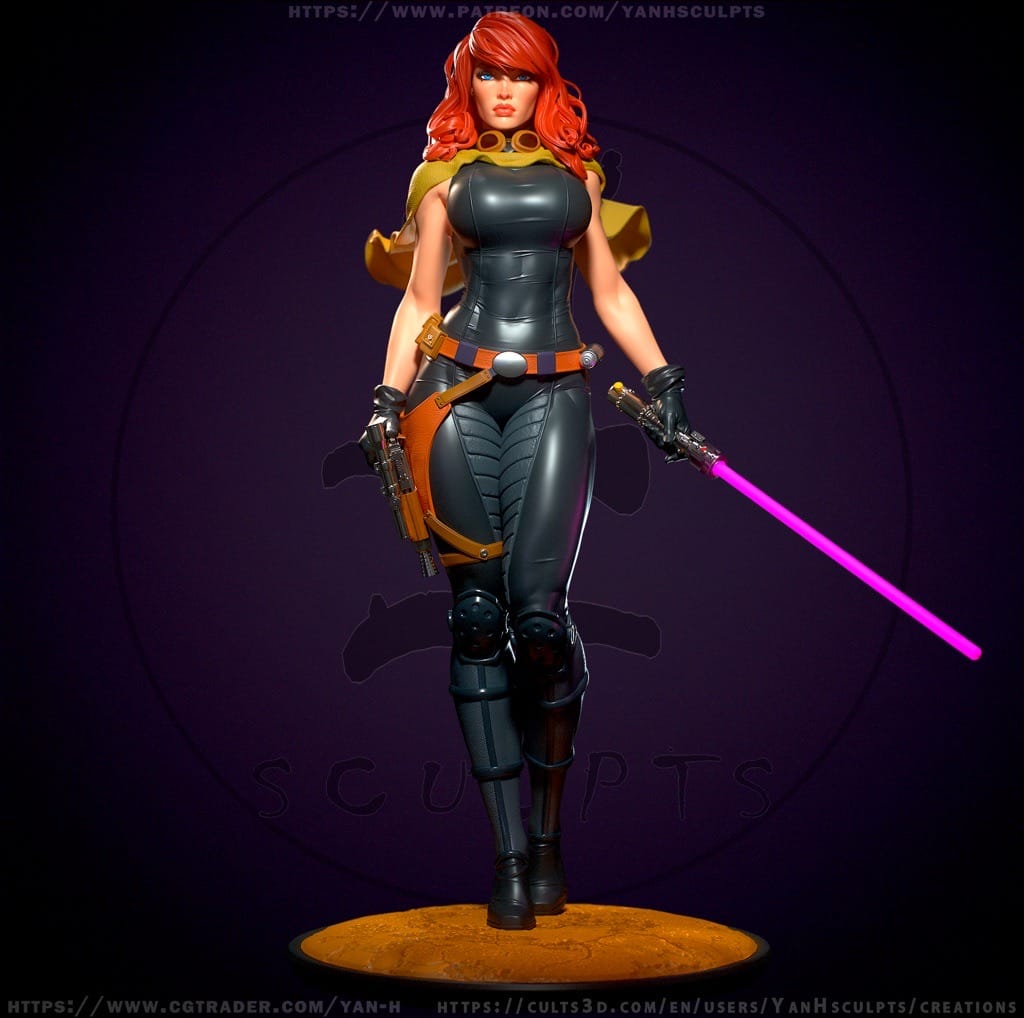 P站图纸印象馆 Yan H 天行者 玛拉·杰德 Yan H 天行者 玛拉·杰德