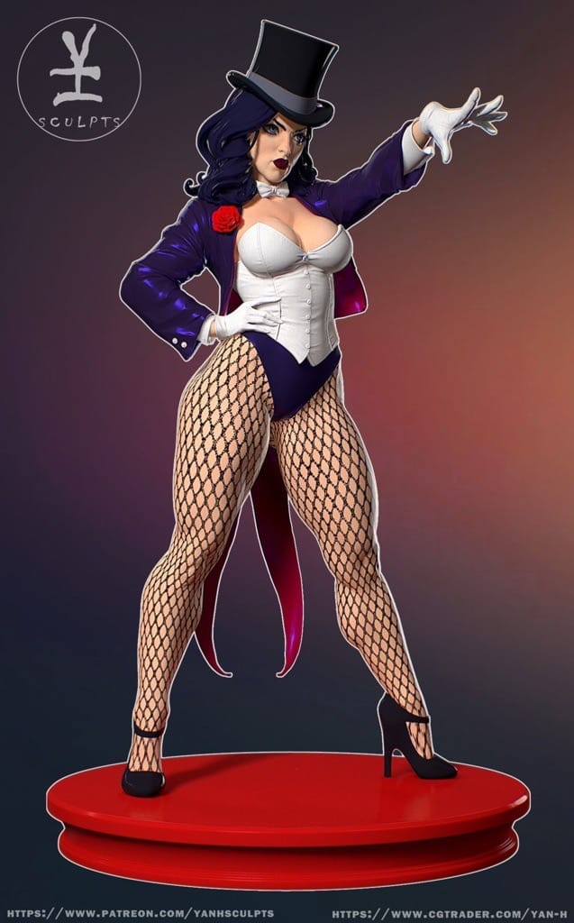 P站图纸印象馆 Yan H DC漫画 扎坦娜·扎塔拉 Yan H DC漫画 扎坦娜·扎塔拉