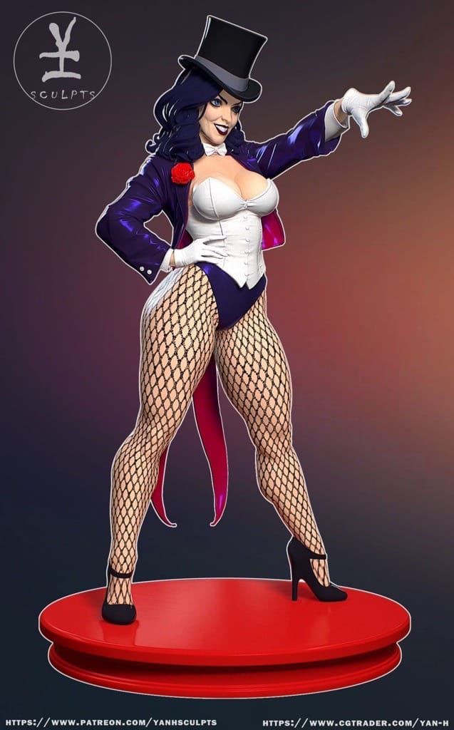 P站图纸印象馆 Yan H DC漫画 扎坦娜·扎塔拉 Yan H DC漫画 扎坦娜·扎塔拉