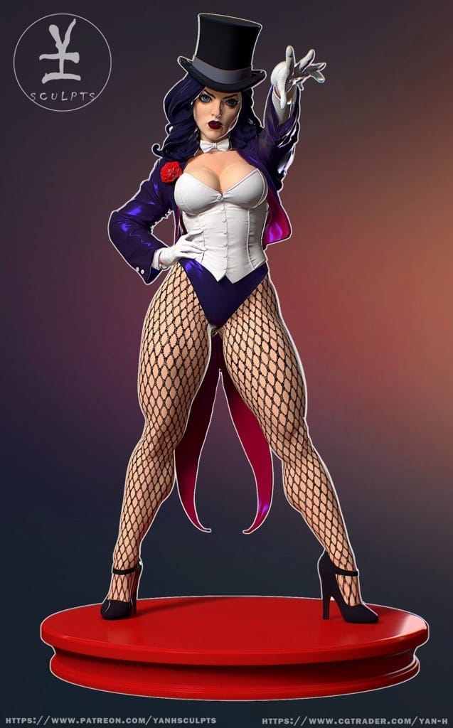 P站图纸印象馆 Yan H DC漫画 扎坦娜·扎塔拉 Yan H DC漫画 扎坦娜·扎塔拉