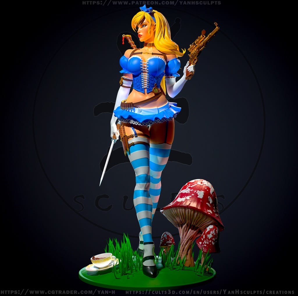 P站图纸印象馆 Yan H 爱丽丝梦游仙境 Yan H 爱丽丝梦游仙境