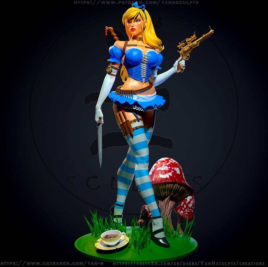 P站图纸印象馆 Yan H 爱丽丝梦游仙境 Yan H 爱丽丝梦游仙境