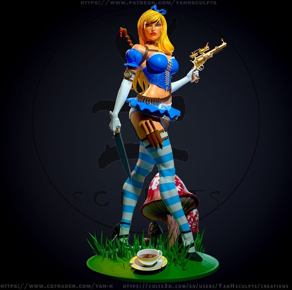 P站图纸印象馆 Yan H 爱丽丝梦游仙境 Yan H 爱丽丝梦游仙境