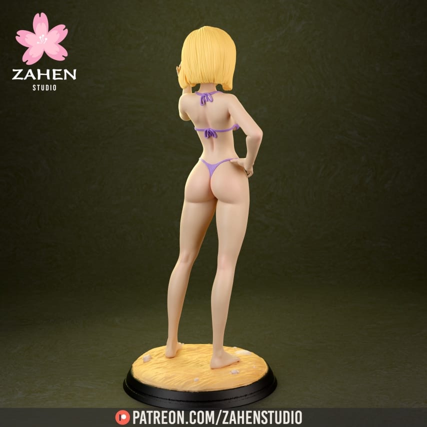 P站图纸印象馆 ZahenStudio 龙珠 人造人18号 ZahenStudio 龙珠 人造人18号