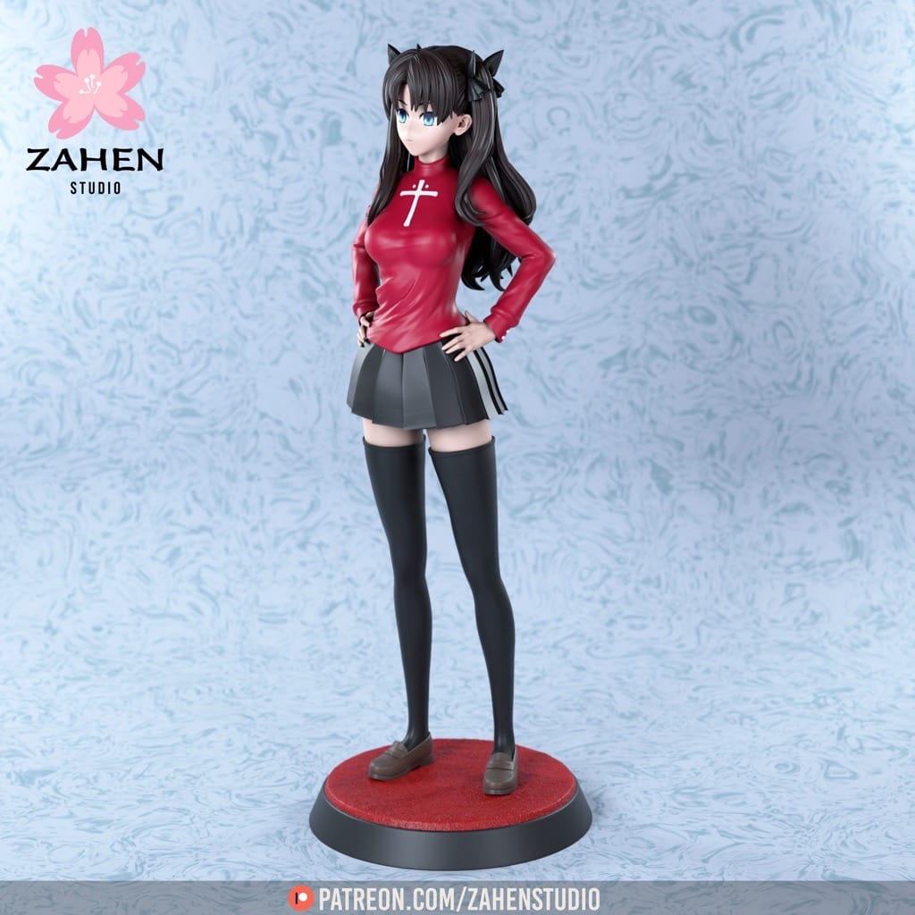 P站图纸印象馆 命运之夜 远坂凛 命运之夜 远坂凛