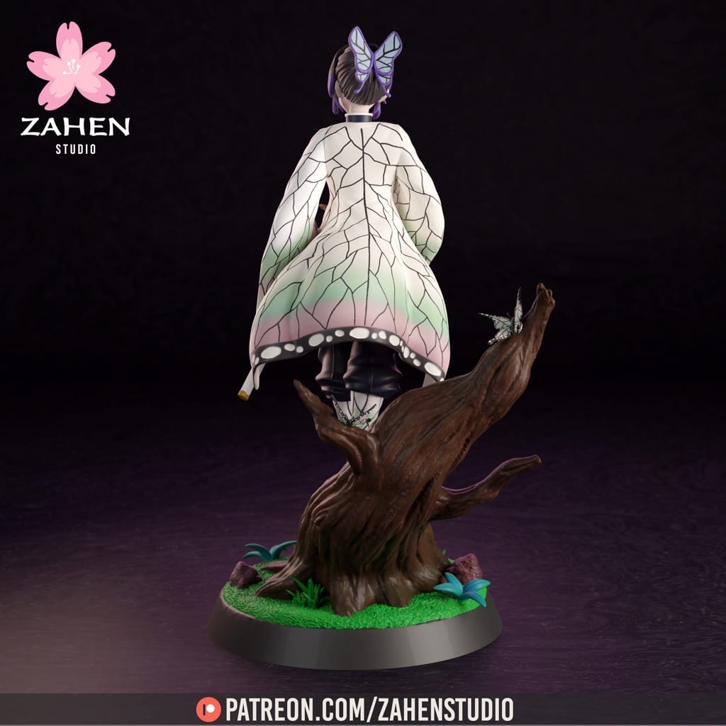 P站图纸印象馆 鬼灭之刃 蝴蝶忍 鬼灭之刃 蝴蝶忍