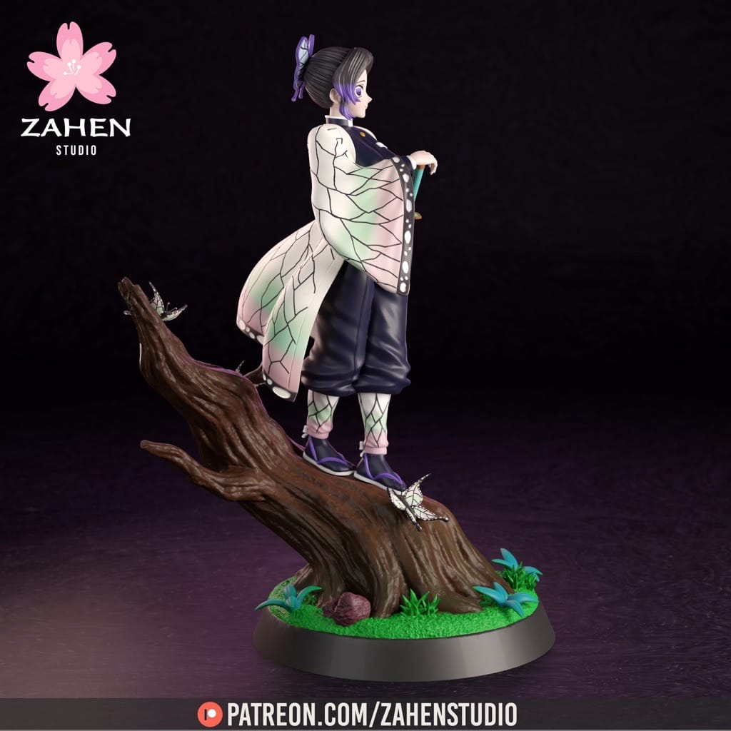 P站图纸印象馆 鬼灭之刃 蝴蝶忍 鬼灭之刃 蝴蝶忍