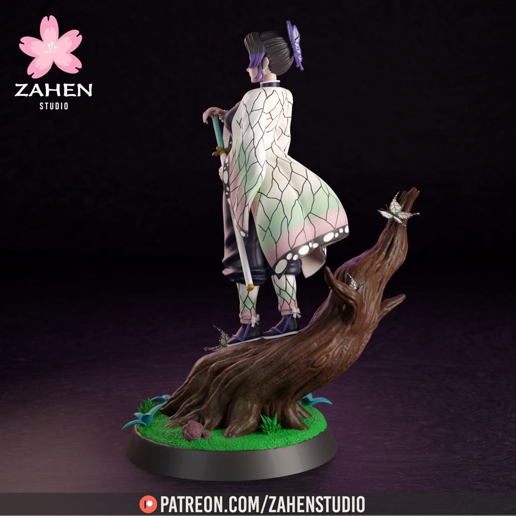 P站图纸印象馆 鬼灭之刃 蝴蝶忍 鬼灭之刃 蝴蝶忍