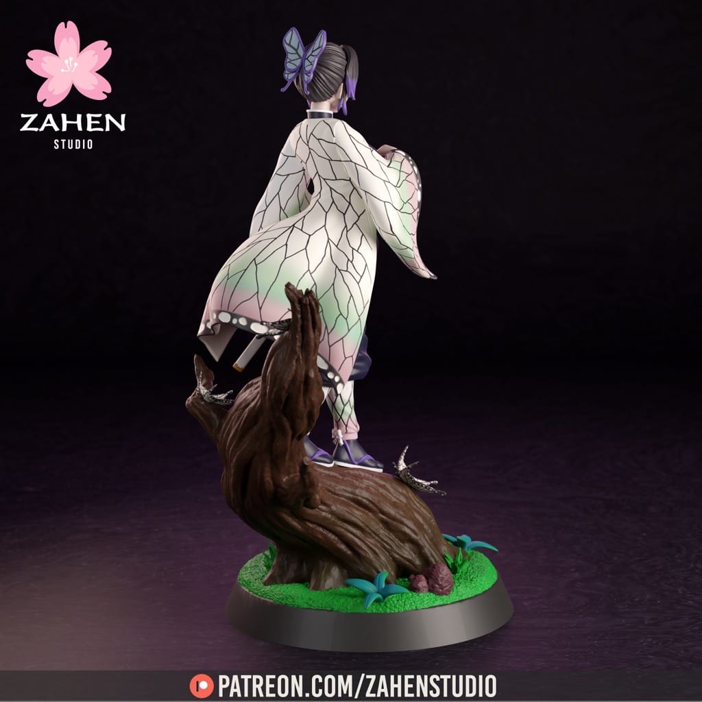 P站图纸印象馆 鬼灭之刃 蝴蝶忍 鬼灭之刃 蝴蝶忍