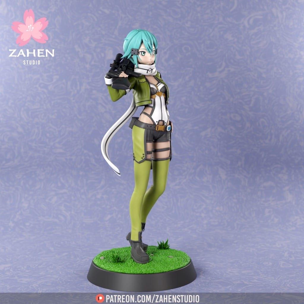 P站图纸印象馆 刀剑神域 朝田诗乃 刀剑神域 朝田诗乃