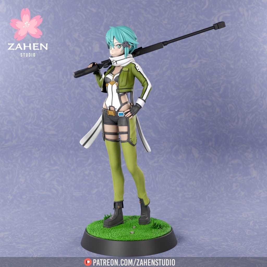 P站图纸印象馆 刀剑神域 朝田诗乃 刀剑神域 朝田诗乃