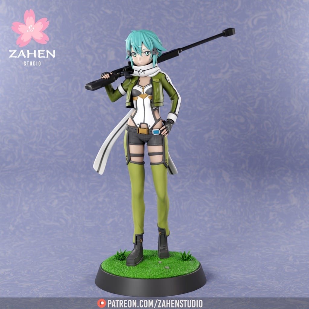 P站图纸印象馆 刀剑神域 朝田诗乃 刀剑神域 朝田诗乃