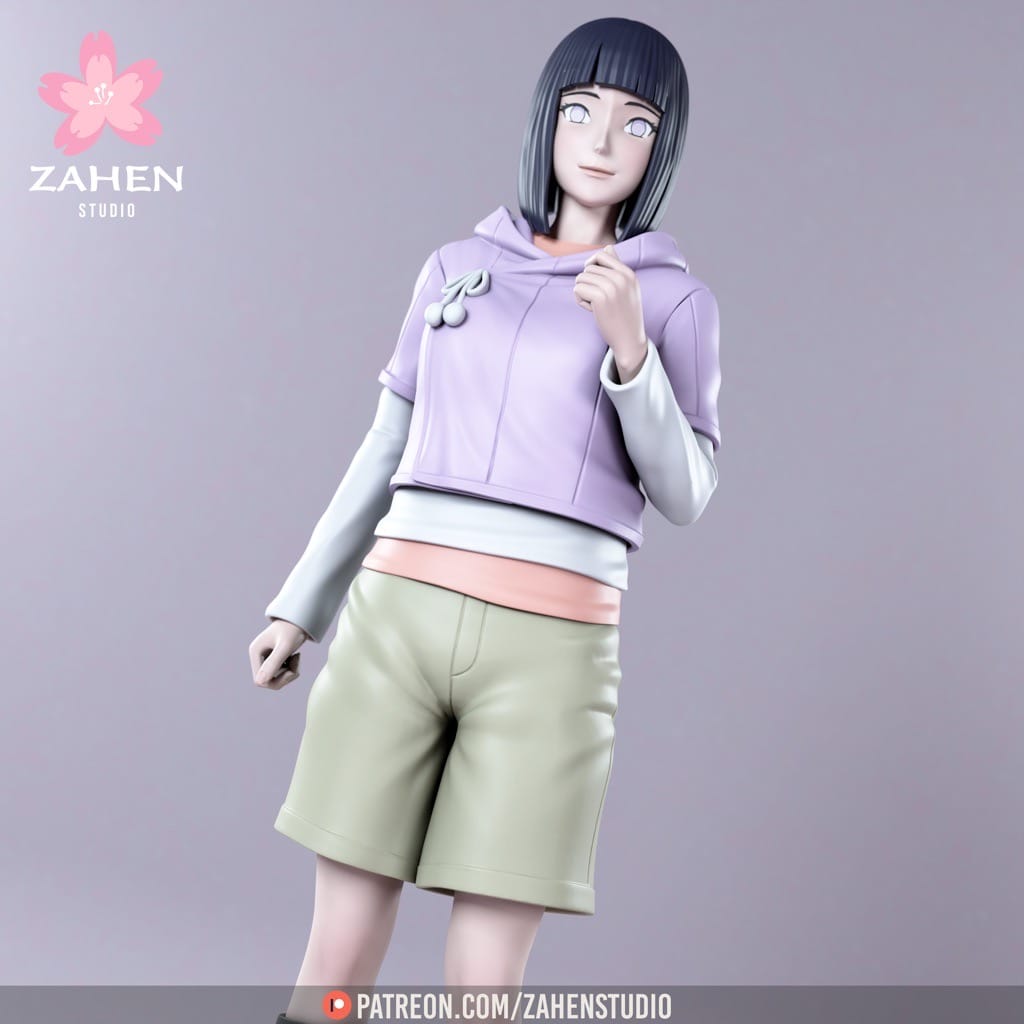 P站图纸印象馆 火影忍者 日向雏田 火影忍者 日向雏田