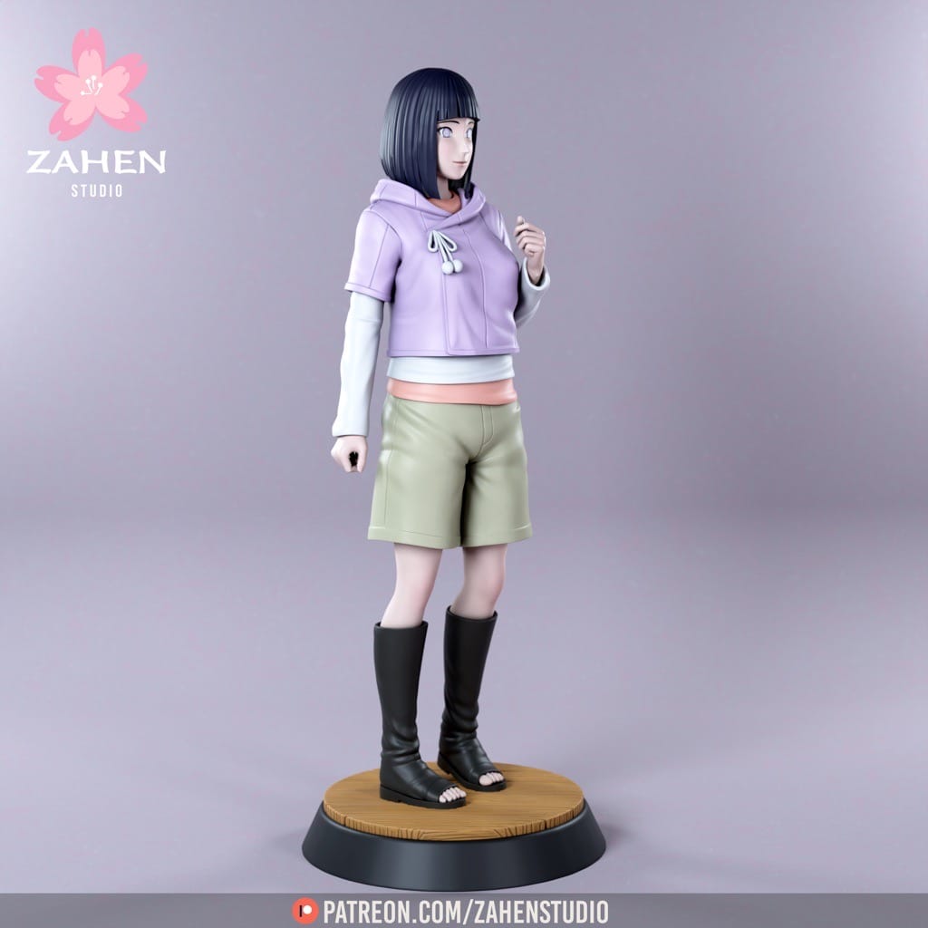 P站图纸印象馆 火影忍者 日向雏田 火影忍者 日向雏田