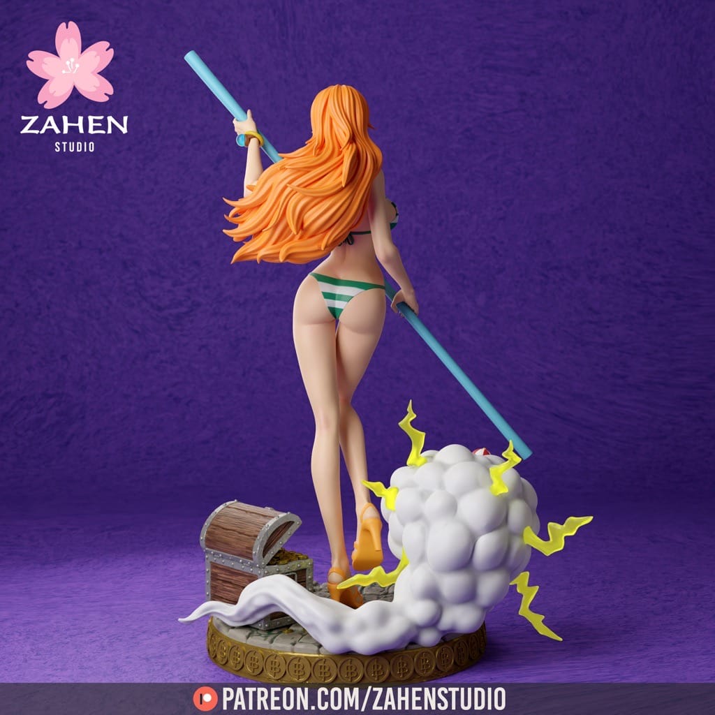 P站图纸印象馆 海贼王 娜美 海贼王 娜美