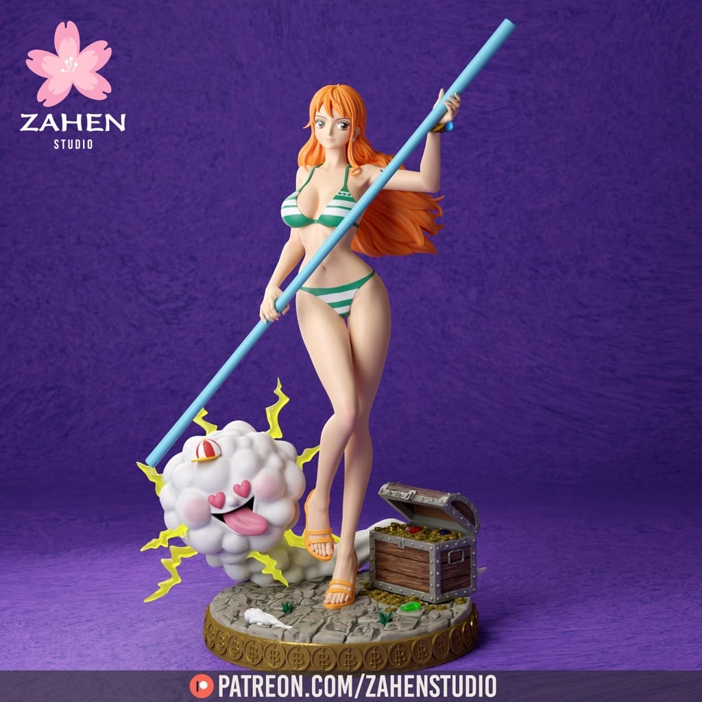 P站图纸印象馆 海贼王 娜美 海贼王 娜美