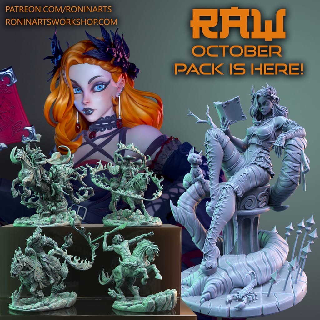 P站图纸印象馆 Ronin Arts 2022年10月图纸包 Ronin Arts 2022年10月图纸包