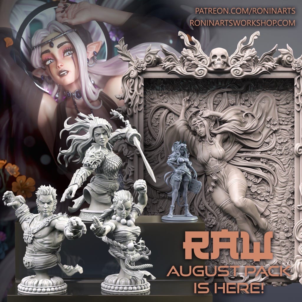 P站图纸印象馆 Ronin Arts 2022年8月图纸包 Ronin Arts 2022年8月图纸包