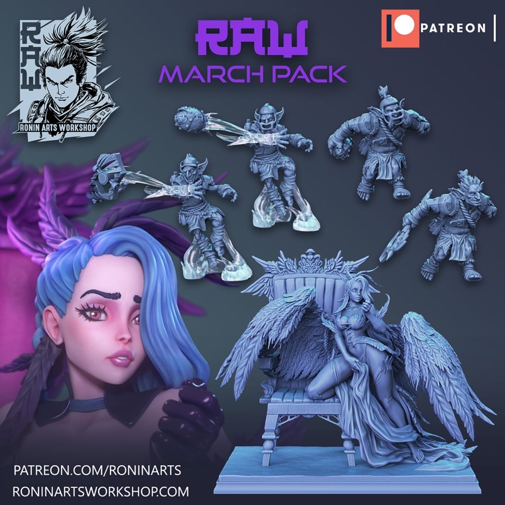 P站图纸印象馆 Ronin Arts 2022年3月图纸包 Ronin Arts 2022年3月图纸包