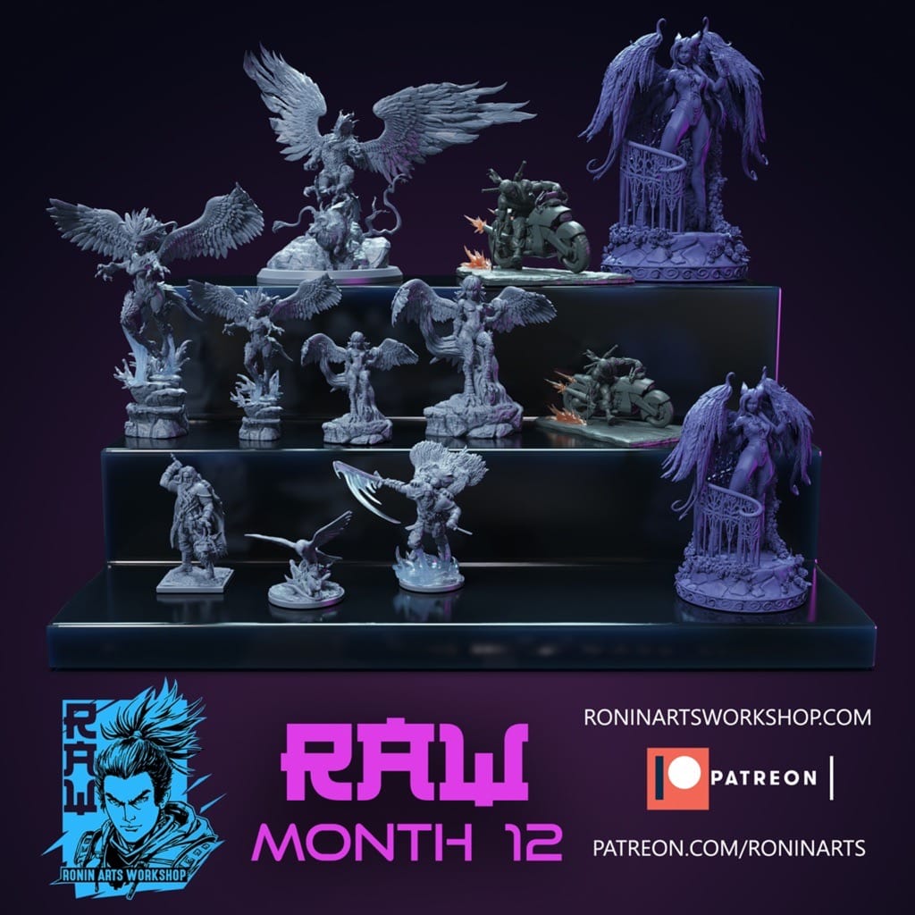 P站图纸印象馆 Ronin Arts 2021年12月图纸包 Ronin Arts 2021年12月图纸包