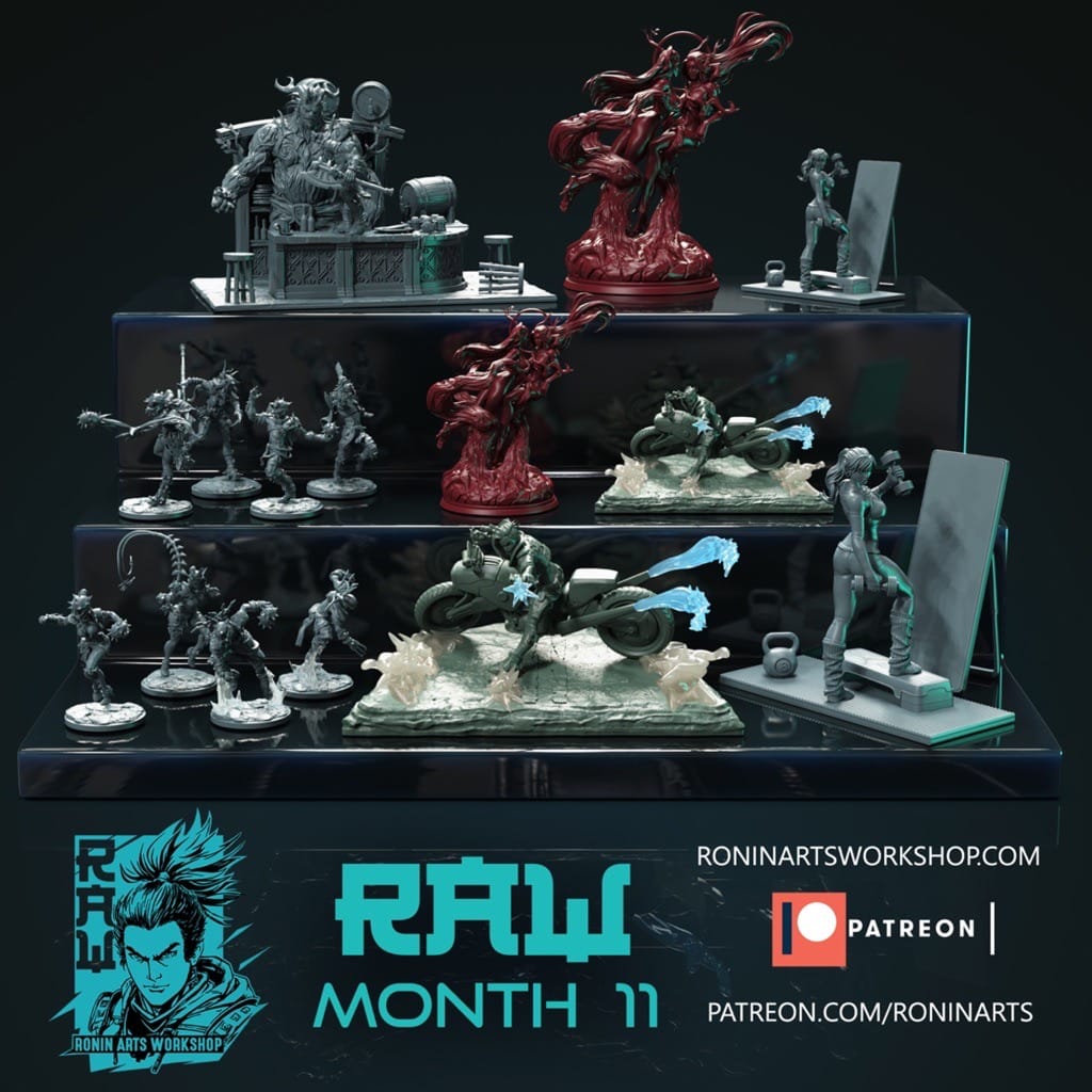 P站图纸印象馆 Ronin Arts 2021年11月图纸包 Ronin Arts 2021年11月图纸包