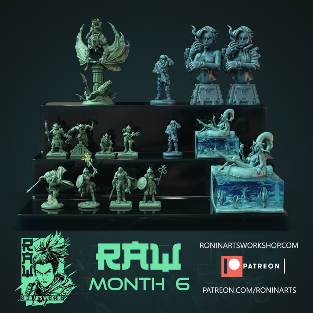 P站图纸印象馆 Ronin Arts 2021年6月图纸包 Ronin Arts 2021年6月图纸包