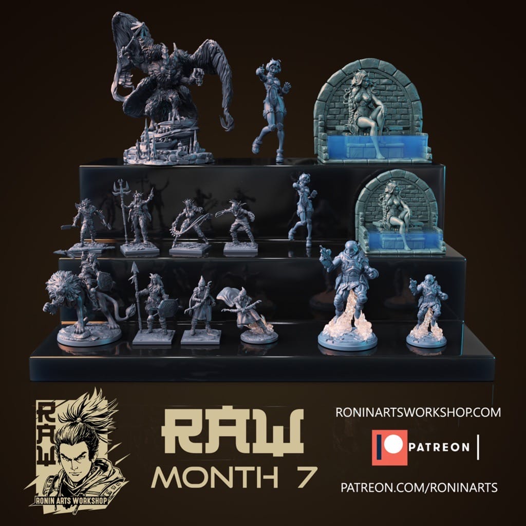 P站图纸印象馆 Ronin Arts 2021年7月图纸包 Ronin Arts 2021年7月图纸包