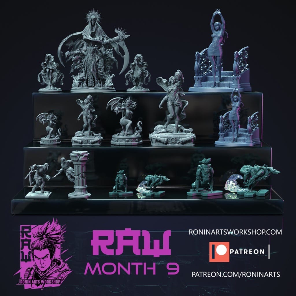 P站图纸印象馆 Ronin Arts 2021年9月图纸包 Ronin Arts 2021年9月图纸包