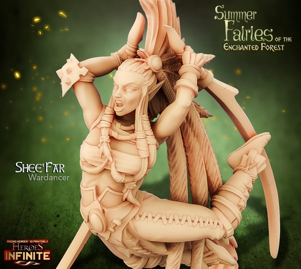 P站图纸印象馆 魔法森林的夏日仙子 魔法森林的夏日仙子