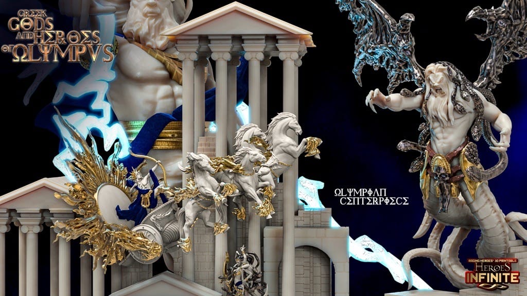 P站图纸印象馆 希腊神与奥林匹斯英雄战士 希腊神与奥林匹斯英雄战士