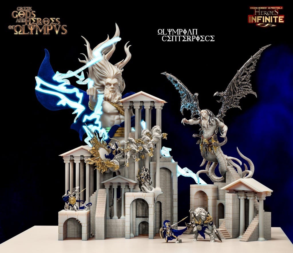 P站图纸印象馆 希腊神与奥林匹斯英雄战士 希腊神与奥林匹斯英雄战士