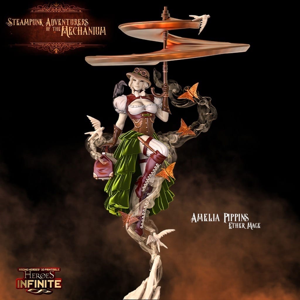 P站图纸印象馆 机械城的蒸汽朋克冒险家 机械城的蒸汽朋克冒险家