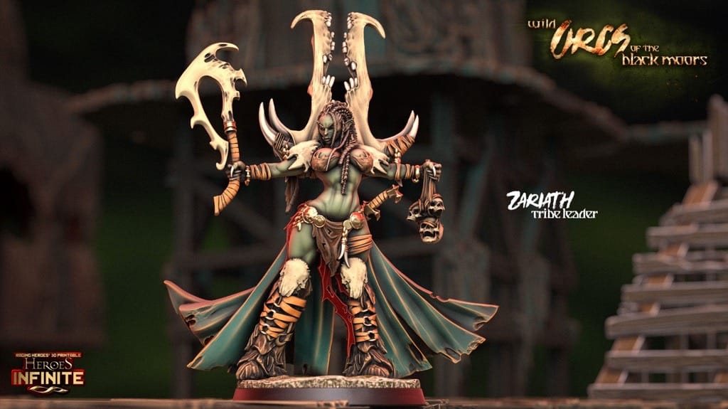 P站图纸印象馆 黑色沼泽的野兽人 黑色沼泽的野兽人