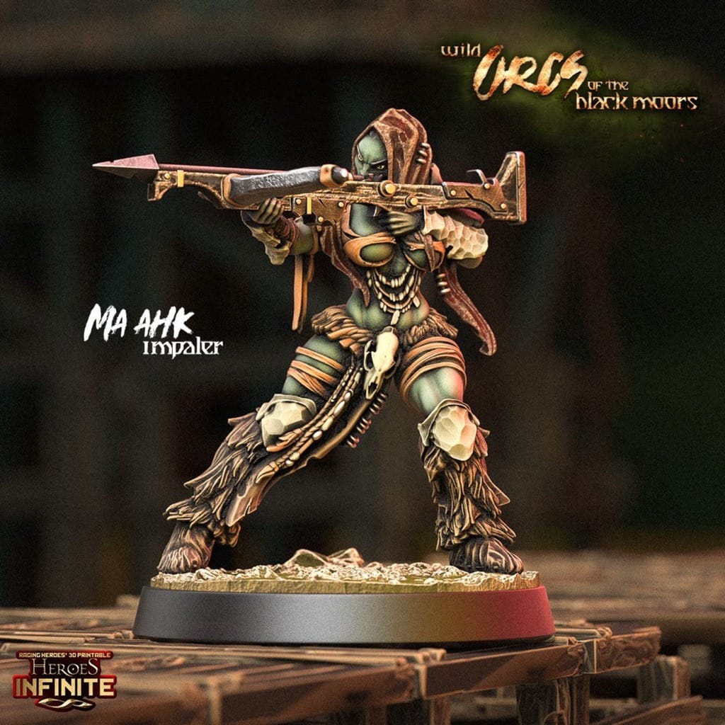 P站图纸印象馆 黑色沼泽的野兽人 黑色沼泽的野兽人