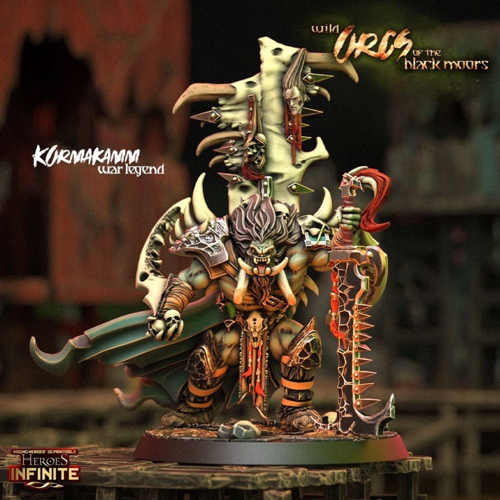 P站图纸印象馆 黑色沼泽的野兽人 黑色沼泽的野兽人