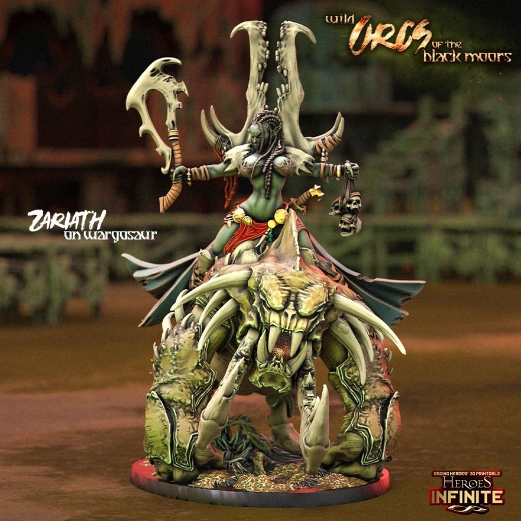 P站图纸印象馆 黑色沼泽的野兽人 黑色沼泽的野兽人