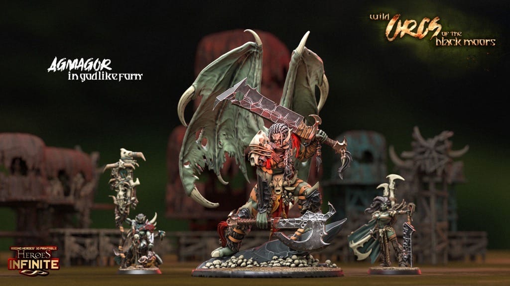 P站图纸印象馆 黑色沼泽的野兽人 黑色沼泽的野兽人