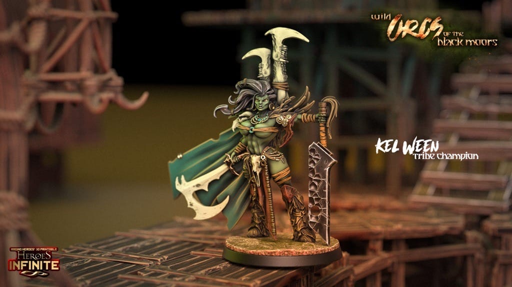 P站图纸印象馆 黑色沼泽的野兽人 黑色沼泽的野兽人