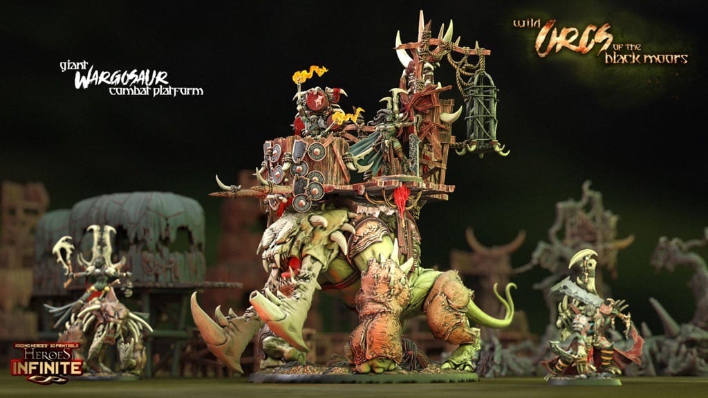 P站图纸印象馆 黑色沼泽的野兽人 黑色沼泽的野兽人