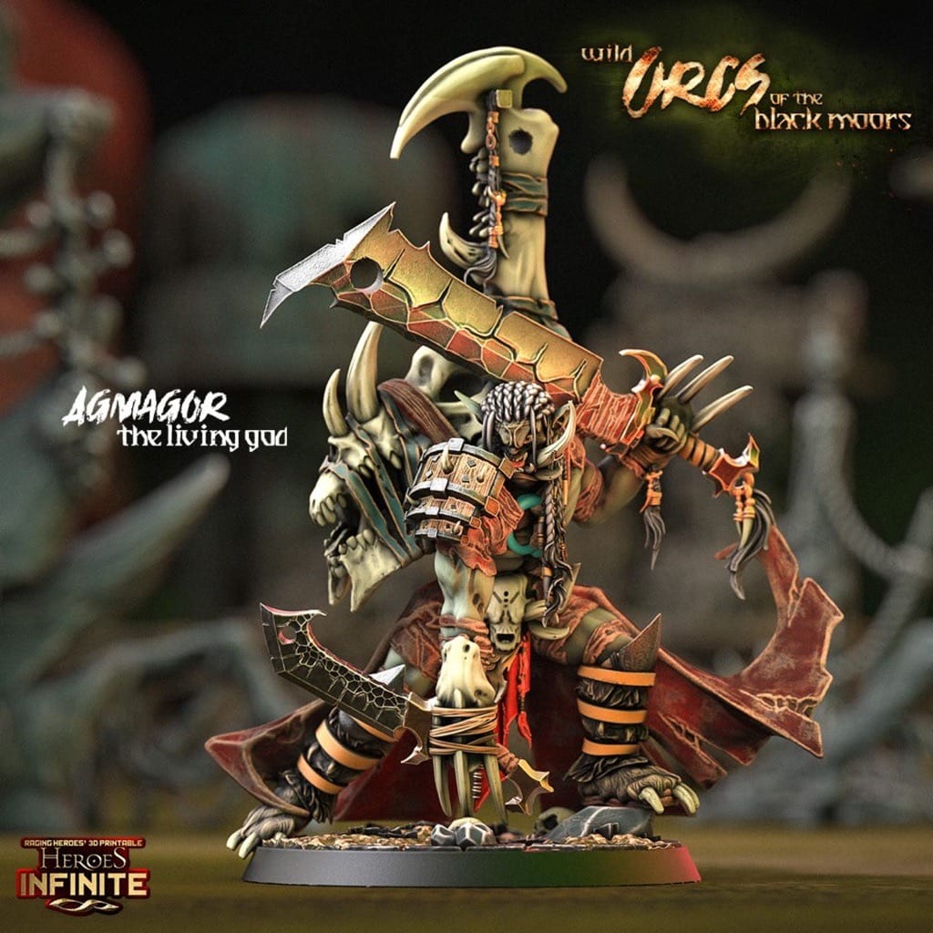 P站图纸印象馆 黑色沼泽的野兽人 黑色沼泽的野兽人