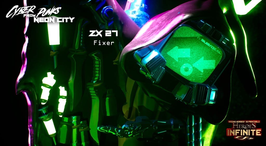 P站图纸印象馆 霓虹城的边缘行者 霓虹城的边缘行者