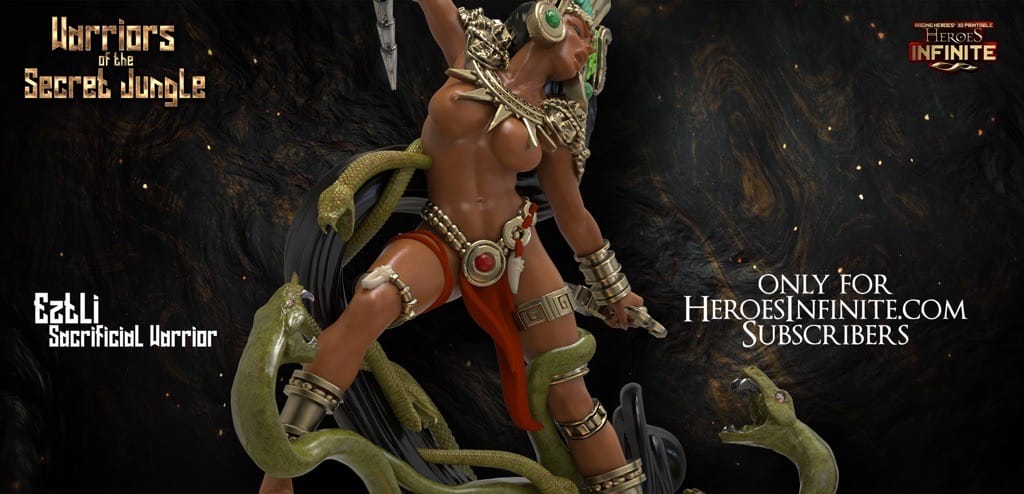 P站图纸印象馆 密林之战士 密林之战士