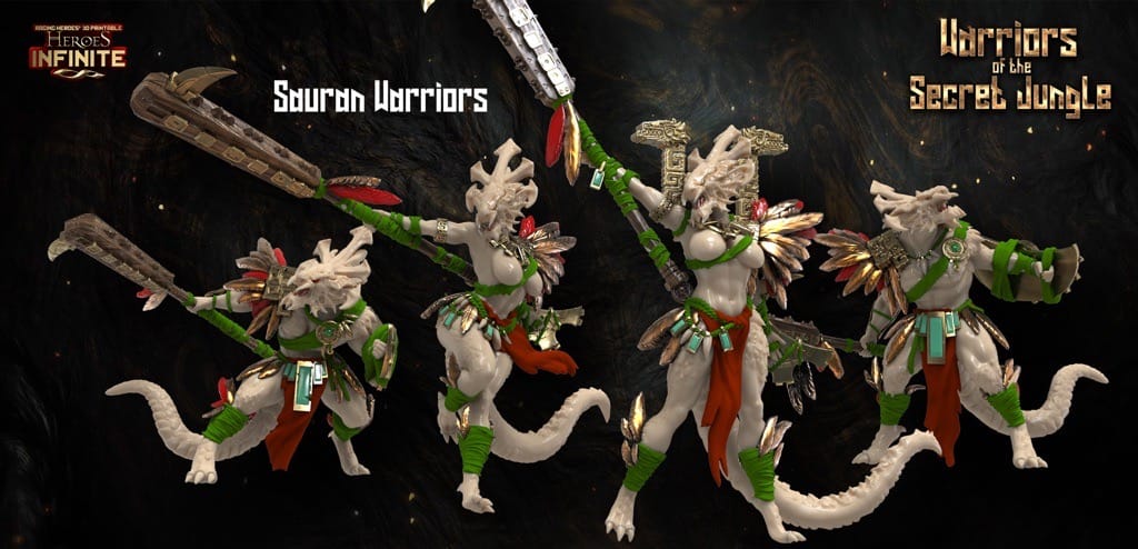 P站图纸印象馆 密林之战士 密林之战士